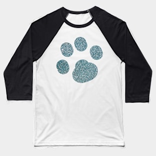 Glittery paw print Baseball T-Shirt